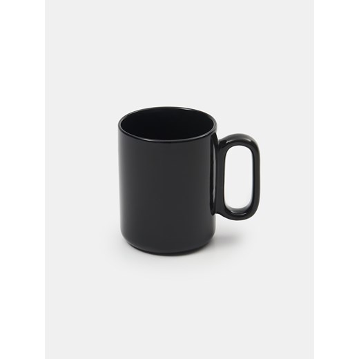 Sinsay - Gładki kubek z uchwytem - czarny Sinsay One Size Sinsay