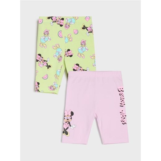Sinsay - Krótkie legginsy 2 pack Minnie Mouse - różowy - id: 204EB-30X - marki Sinsay - 179492843 Sinsay - Krótkie legginsy 2 pack Minnie Mouse - różowy ze sklepu Sinsay w kategorii Spodenki dziewczęce - zdjęcie 179492843