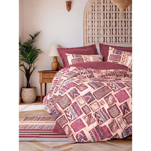 Colourful Cotton Komplet pościeli renforcé &quot;Estilio&quot; w kolorze czerwonym ze sklepu Limango Polska w kategorii Pościele - zdjęcie 179494050