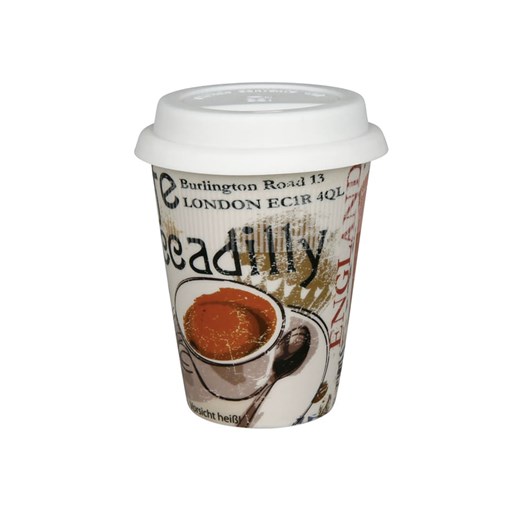 Könitz Kolorowy kubek To-Go &quot;Coffee Style England&quot; - 380 ml ze sklepu Limango Polska w kategorii Kubki - zdjęcie 179494172