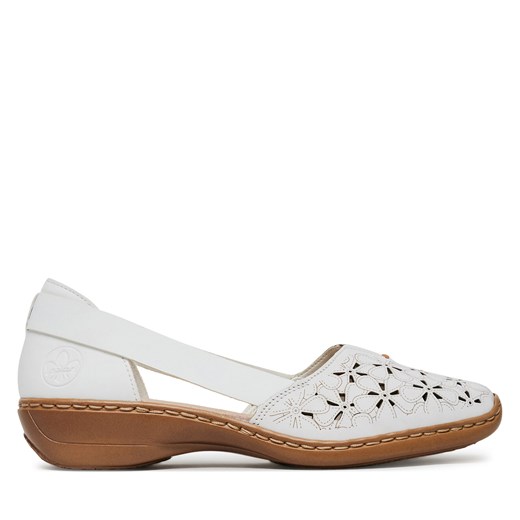 Półbuty Rieker 41356-80 Biały Rieker 37 eobuwie.pl