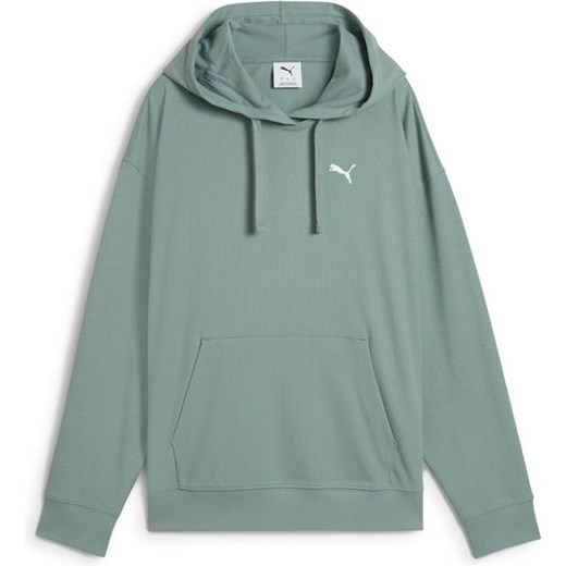 Bluza damska Ess Elevated Comfort Rib Hoodie Puma ze sklepu SPORT-SHOP.pl w kategorii Bluzy damskie - zdjęcie 179496201