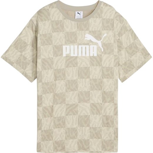 Koszulka damska Ess Graphic Relaxed Aop Puma ze sklepu SPORT-SHOP.pl w kategorii Bluzki damskie - zdjęcie 179496272