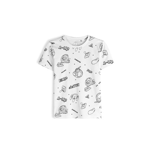 GATE Bawełniana koszulka z nadrukiem 8Y ze sklepu gateshop w kategorii T-shirty chłopięce - zdjęcie 179501432