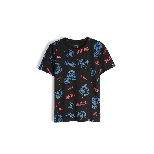 GATE Bawełniana koszulka z nadrukiem 8Y ze sklepu gateshop w kategorii T-shirty chłopięce - zdjęcie 179501551