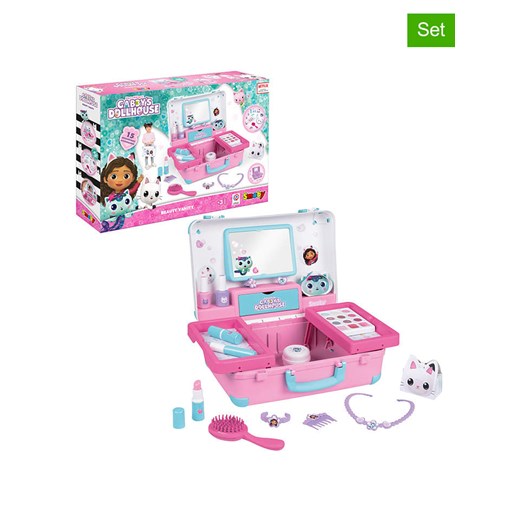 Smoby Kuferek kosmetyczny &quot;Gaby&apos;s Dollhouse&quot; w kolorze jasnoróżowym - 3+ ze sklepu Limango Polska w kategorii Zabawki - zdjęcie 179501940