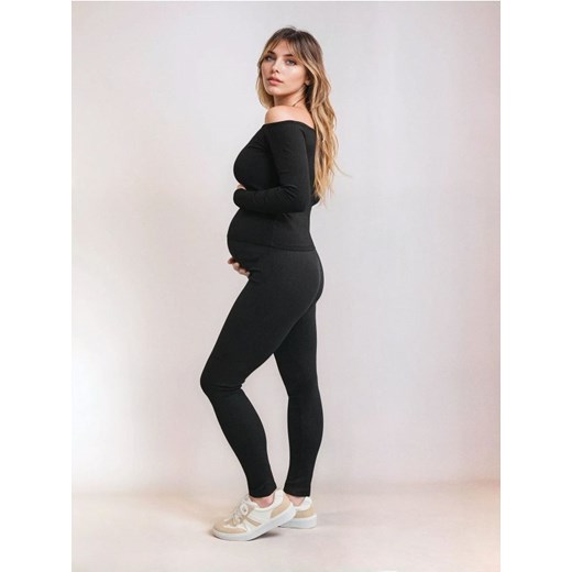 Sinsay - Legginsy MAMA - czarny ze sklepu Sinsay w kategorii Spodnie ciążowe - zdjęcie 179502950