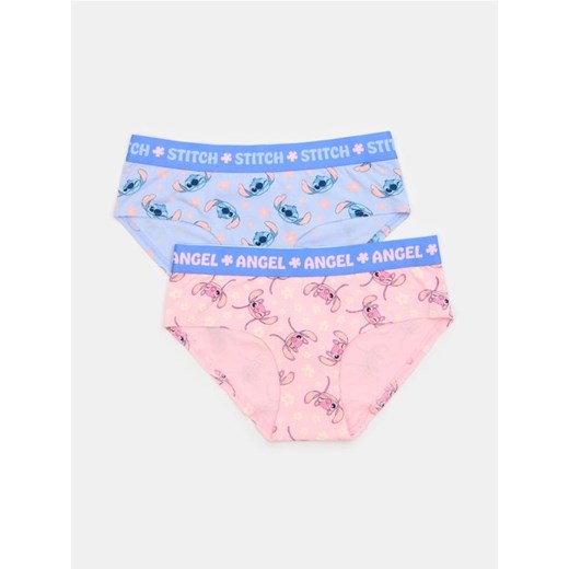 Sinsay - Majtki 2 pack Stitch - wielobarwny ze sklepu Sinsay w kategorii Majtki damskie - zdjęcie 179503010
