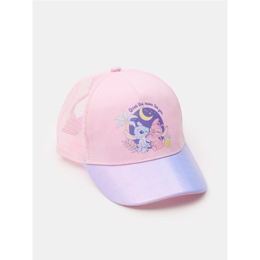 Sinsay - Czapka z daszkiem Stitch - różowy Sinsay S Sinsay