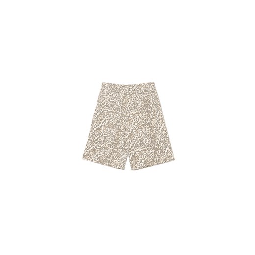 Cropp - Jeansowe szorty jorts w panterkę - beżowy ze sklepu Cropp w kategorii Spodenki męskie - zdjęcie 179505211