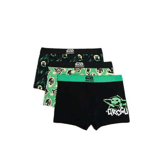 Cropp - 3 pack bokserek Baby Yoda - czarny ze sklepu Cropp w kategorii Majtki męskie - zdjęcie 179505262