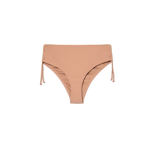 Cropp - Jasnobrązowy dół od bikini z wiązaniami - brązowy ze sklepu Cropp w kategorii Stroje kąpielowe - zdjęcie 179505312