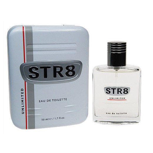 STR8 Unlimited 50ml M Woda toaletowa uszkodzone pudełko perfumy-perfumeria-pl szary