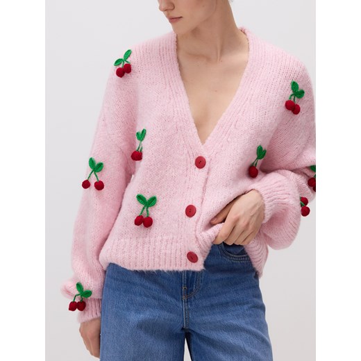 Sweter damski Reserved różowy