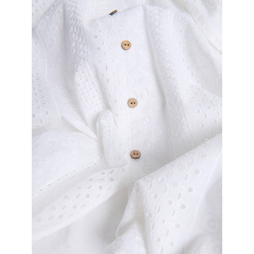 Reserved sukienka bez rękawów biała midi 