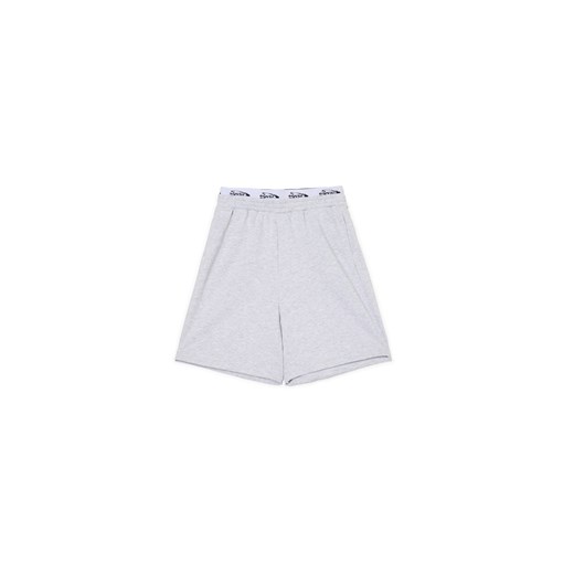 Cropp - Dresowe szorty jorts z nadrukiem - jasny szary ze sklepu Cropp w kategorii Szorty - zdjęcie 179510862