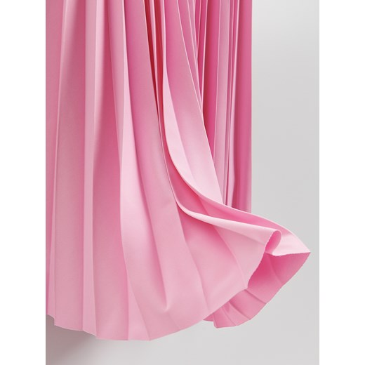 Różowa spódnica Reserved midi 