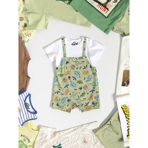 Sinsay - Rampers Jurassic World - zielony Sinsay 86 Sinsay