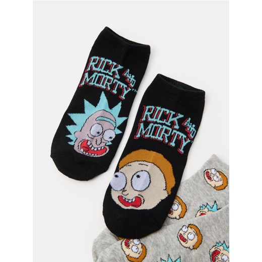 Sinsay - Skarpetki 2 pack Rick & Morty - wielobarwny ze sklepu Sinsay w kategorii Skarpetki męskie - zdjęcie 179513903