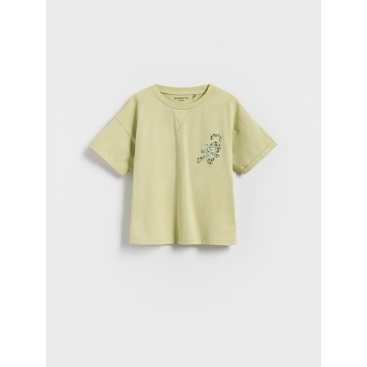 Reserved - Bawełniany t-shirt 3 pack - złamana biel Reserved 80 (9-12 m.) Reserved