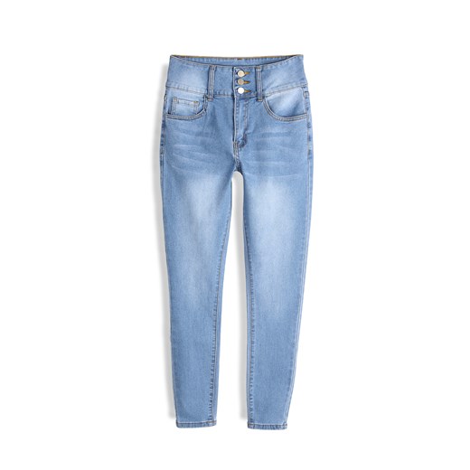 GATE Jeansy skinny z wysokim stanem 32 ze sklepu gateshop w kategorii Jeansy damskie - zdjęcie 179516122