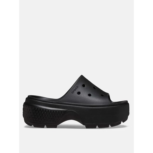 Crocs Klapki &quot;Stomp&quot; w kolorze czarnym ze sklepu Limango Polska w kategorii Klapki damskie - zdjęcie 179516290