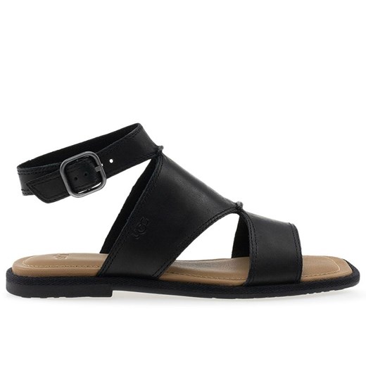 Sandały Ugg Delray 1167473-BLK - czarne ze sklepu streetstyle24.pl w kategorii Sandały damskie - zdjęcie 179516512