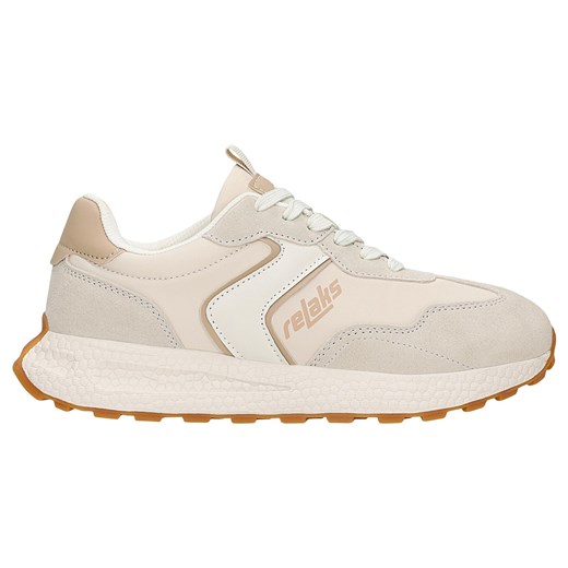 Masywne Sneakersy Damskie Relaks W Kolorze Beżowo-Białym ze sklepu Wojas w kategorii Buty sportowe damskie - zdjęcie 179521940