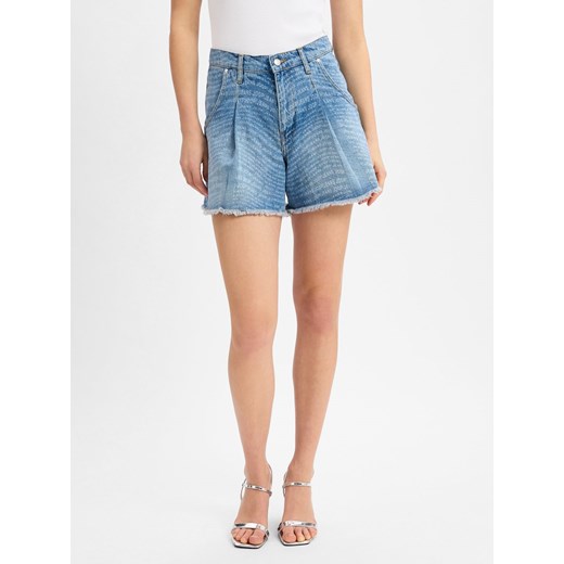 Joop Jeans Dżinsowe szorty - Esther Kobiety Bawełna bielony wzorzysty ze sklepu vangraaf w kategorii Szorty - zdjęcie 179522000
