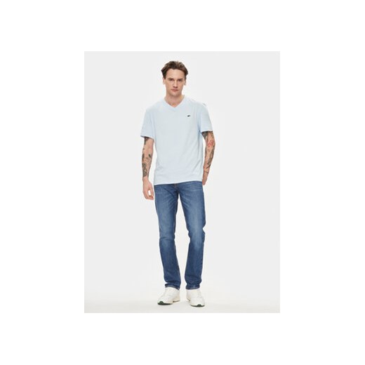 Lacoste T-Shirt TH2036 Błękitny Regular Fit Lacoste 36 MODIVO