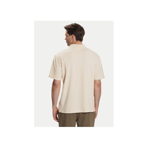 Outhorn Polo TTSHM449 Beżowy Regular Fit Outhorn L MODIVO