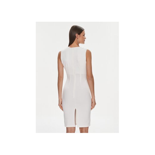 Rinascimento Sukienka koktajlowa CFC0019370002 Biały Regular Fit Rinascimento M MODIVO
