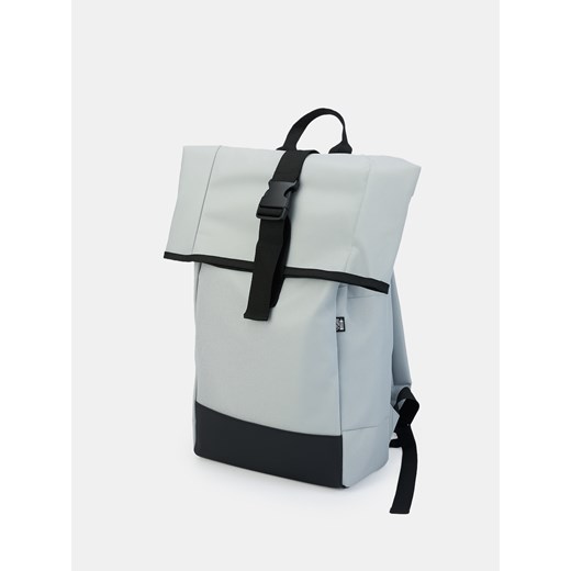Sinsay - Plecak z rolowanym zapięciem - szary Sinsay One Size Sinsay