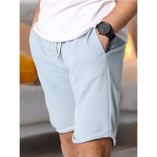 Sinsay - Szorty slim fit - błękitny ze sklepu Sinsay w kategorii Spodenki męskie - zdjęcie 179528203