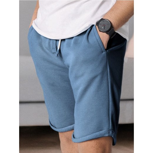 Sinsay - Szorty slim fit - niebieski ze sklepu Sinsay w kategorii Spodenki męskie - zdjęcie 179528204