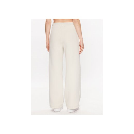 Calvin Klein Jeans Spodnie dresowe J20J221296 Écru Relaxed Fit M MODIVO