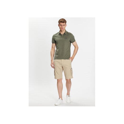 Aeronautica Militare Polo 231PO1685J602 Zielony Regular Fit Aeronautica Militare L MODIVO