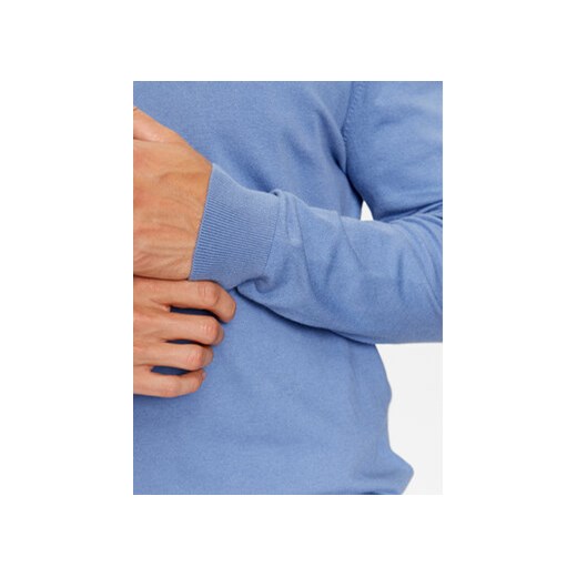 United Colors Of Benetton Sweter 10CVU1N60 Niebieski Regular Fit United Colors Of Benetton XXL MODIVO