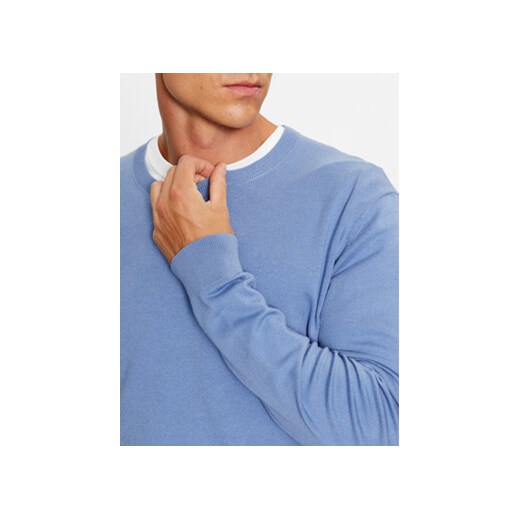 United Colors Of Benetton Sweter 10CVU1N60 Niebieski Regular Fit United Colors Of Benetton XXL MODIVO