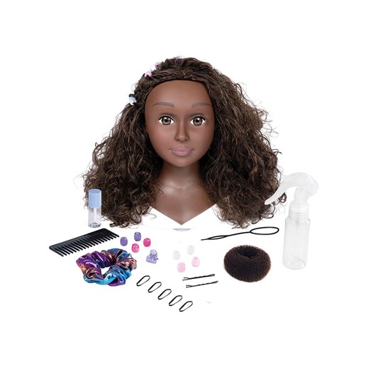 Smoby Głowa do stylizacji włosów &quot;Afro My Beauty&quot; w kolorze brązowym - 3+ ze sklepu Limango Polska w kategorii Zabawki - zdjęcie 179530592