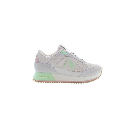 Buty sportowe damskie U.S Polo Assn. sneakersy sznurowane białe