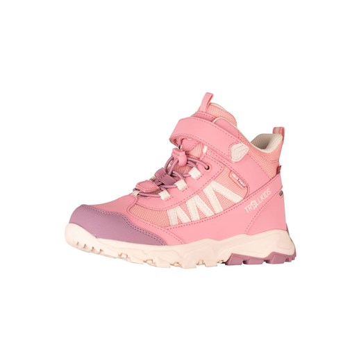 Trollkids Buty turystyczne &quot;Tronfjell&quot; w kolorze jasnoróżowo-fioletowo-kremowym ze sklepu Limango Polska w kategorii Buty trekkingowe dziecięce - zdjęcie 179530852