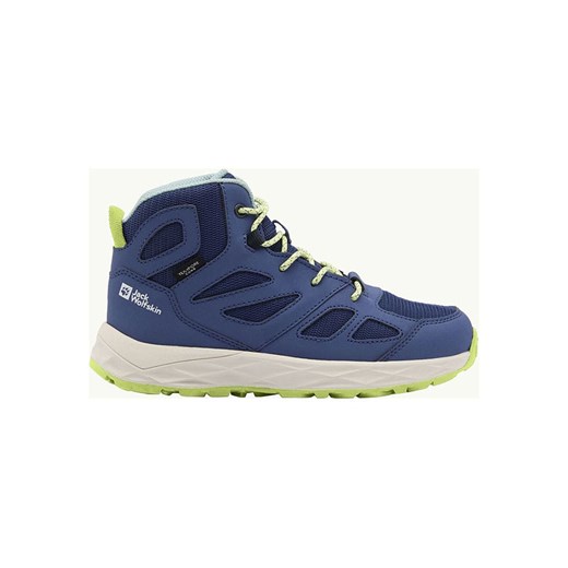 Jack Wolfskin Botki turystyczne &quot;Woodland&quot; w kolorze granatowym ze sklepu Limango Polska w kategorii Buty trekkingowe dziecięce - zdjęcie 179531563