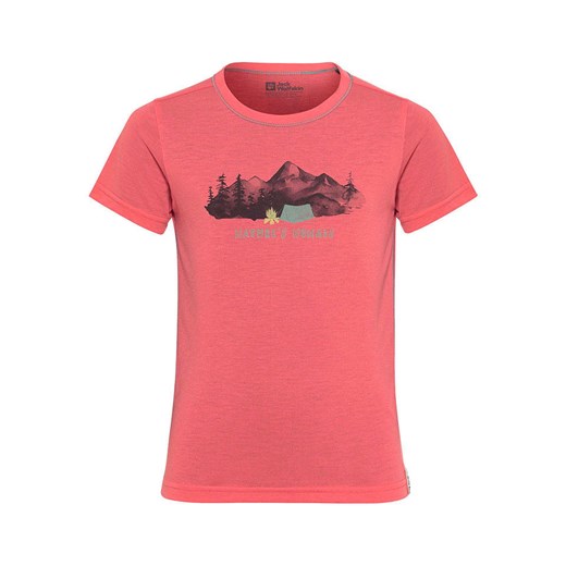 Bluzka dziewczęca Jack Wolfskin różowa 