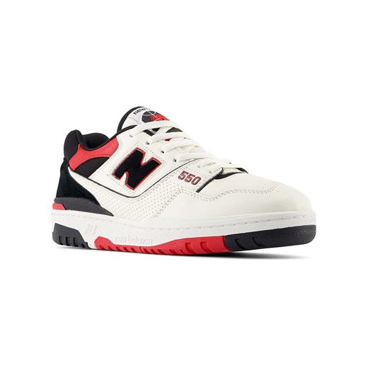 New Balance Skórzane sneakersy "550" w kolorze biało-czerwonym New Balance 42 okazja Limango Polska