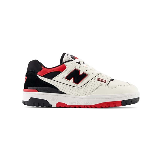 New Balance Skórzane sneakersy "550" w kolorze biało-czerwonym New Balance 44 wyprzedaż Limango Polska