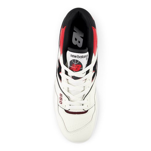 New Balance Skórzane sneakersy "550" w kolorze biało-czerwonym New Balance 44,5 okazyjna cena Limango Polska
