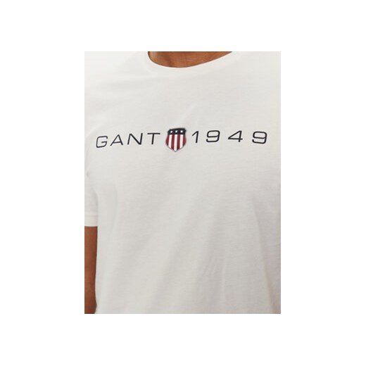 Gant T-Shirt Graphic 2003242 Écru Regular Fit Gant L MODIVO