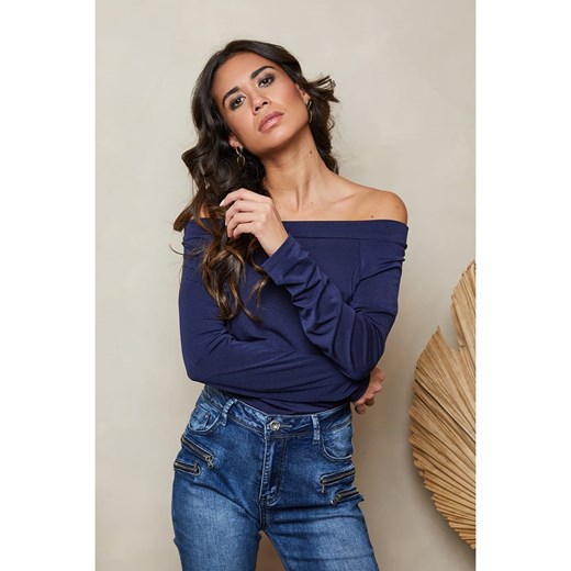 Joséfine Koszulka &quot;Chirane&quot; w kolorze granatowym ze sklepu Limango Polska w kategorii Bluzki damskie - zdjęcie 179534644
