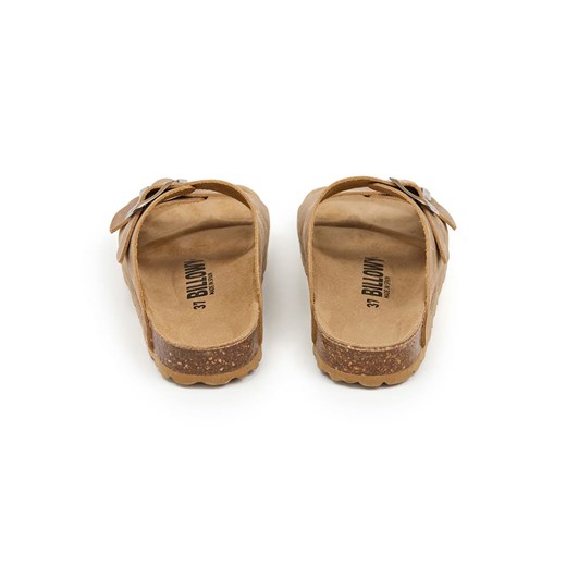 billowy Skórzane klapki w kolorze jasnobrązowym Billowy 36 promocja Limango Polska